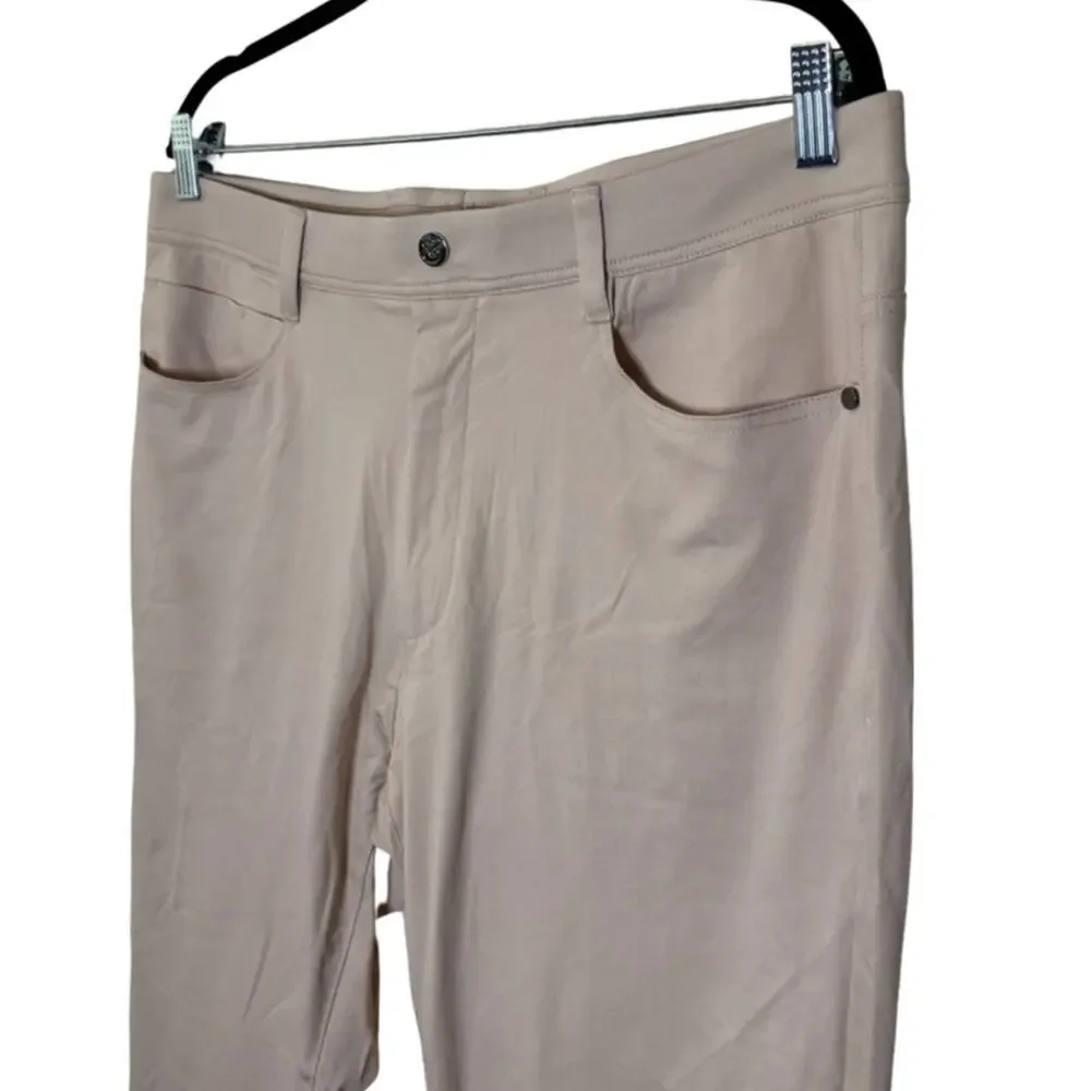 Collars & Co. CEO Tech Pull-On Performance Pants - Stone 36 x 30